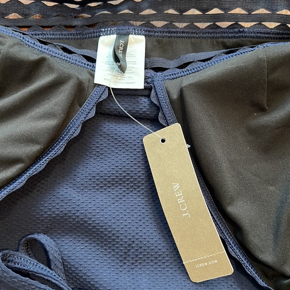 J. Crew Pique Halter One Piece - Picture 9 of 14